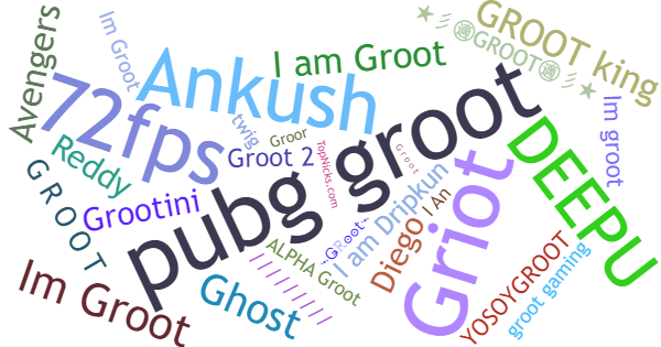 Nicknames for Groot