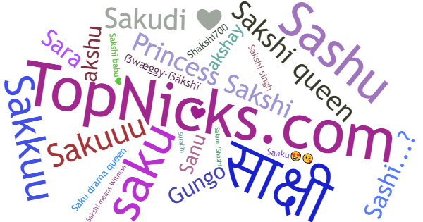 Nicknames for Sakshi