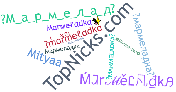 Nicknames for Marmeladka