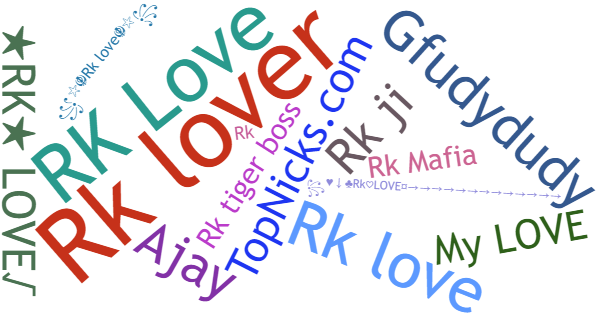 Nicknames for RKLove