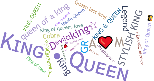 Nicknames for Kingqueen