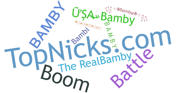 Nicknames for Bamby