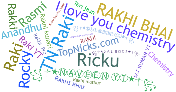 Nicknames for Rakhi