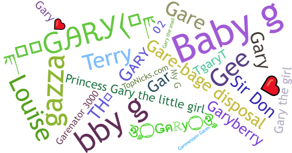 Nicknames for GARY