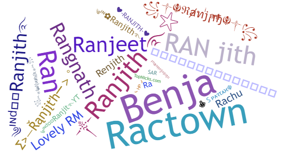 Nicknames for Ranjith