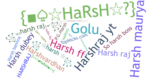 Nicknames for HarshRaj