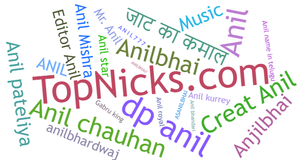 Nicknames for ANILBHAI