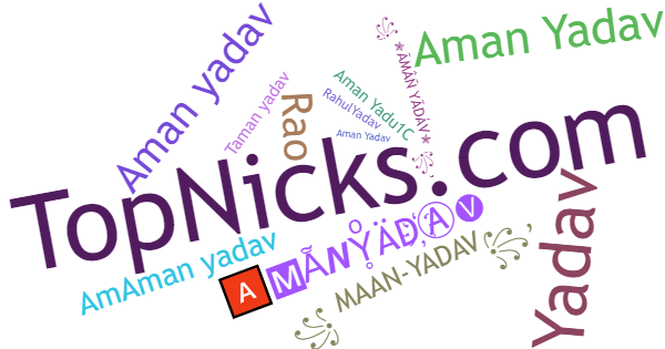 Nicknames for Amanyadav