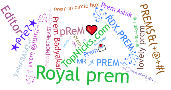 Nicknames for Prem