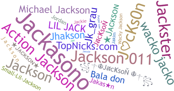 Nicknames for Jackson