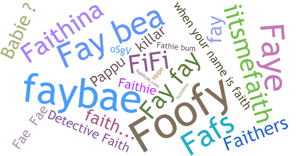 Nicknames for Faith