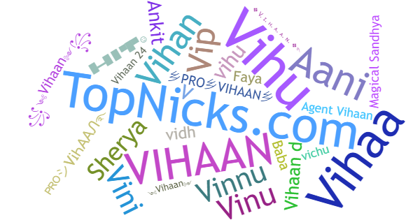 Nicknames for Vihaan