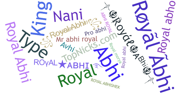 Nicknames for Royalabhi