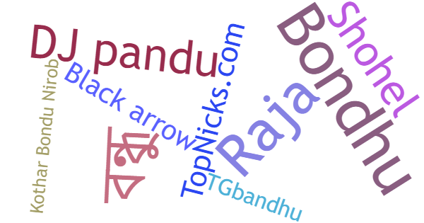 Nicknames for Bondhu