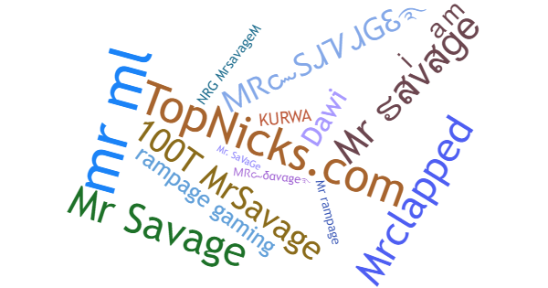 Nicknames for Mrsavage