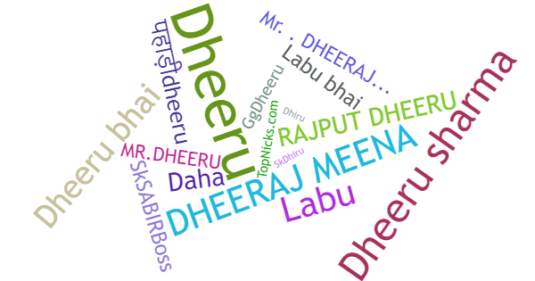 Nicknames for Dheeru