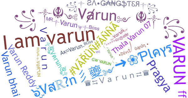 Nicknames for Varun