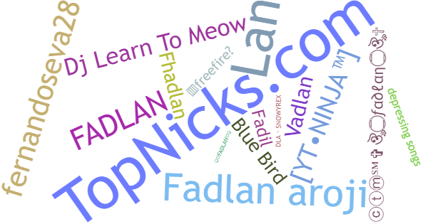 Nicknames for Fadlan