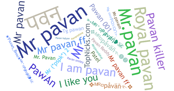 Nicknames for MrPavan