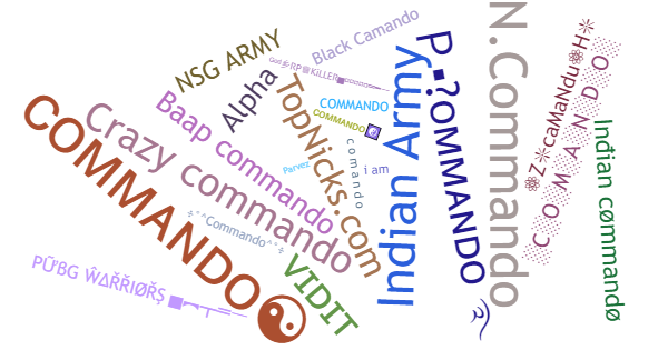 Nicknames for Commando