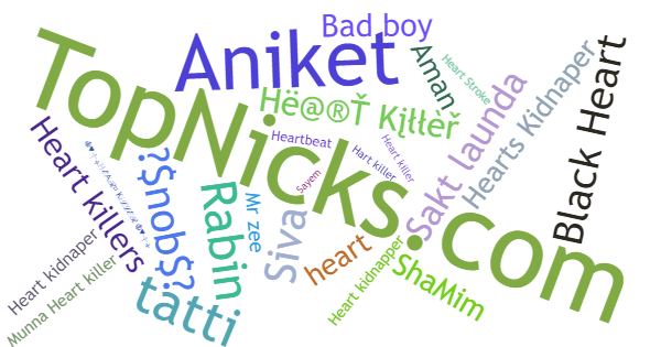 Nicknames for HeartKiller