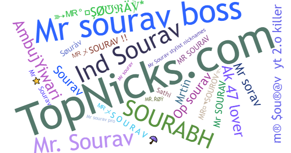 Nicknames for Mrsourav