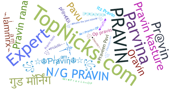 Nicknames for Pravin