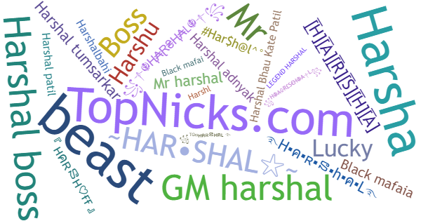 Nicknames for Harshal