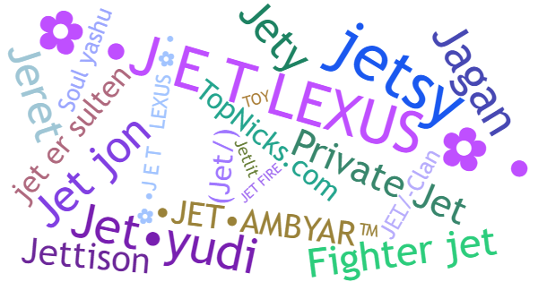 Nicknames for Jet