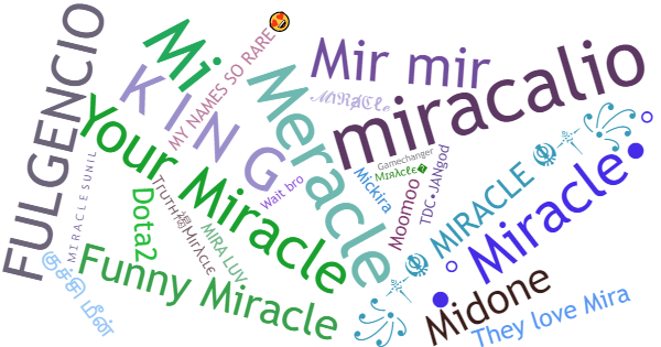 Nicknames for Miracle