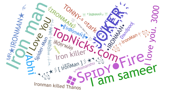 Nicknames for Ironman