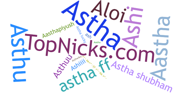 Nicknames for Astha