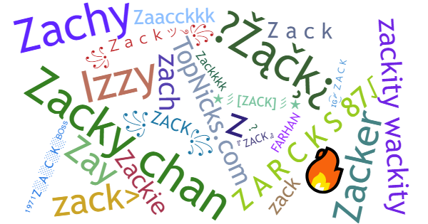 Nicknames for Zack