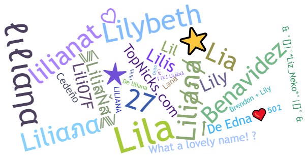 Nicknames for Liliana