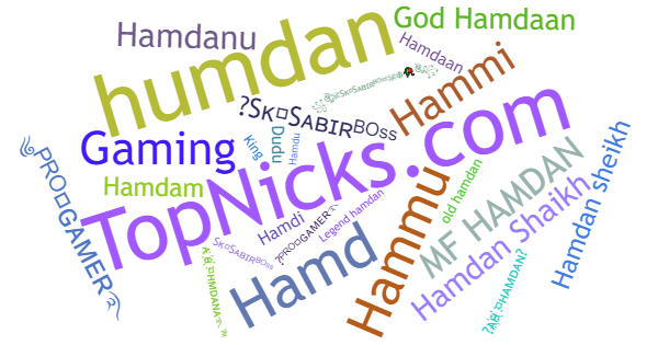 Nicknames for Hamdan