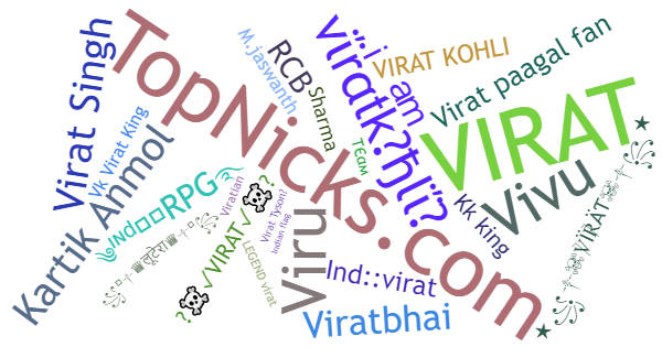 Nicknames for Virat