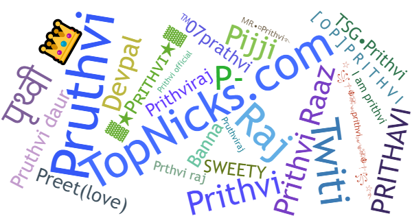 Nicknames for Prithvi