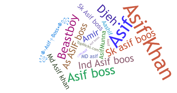 Nicknames for Asifboss