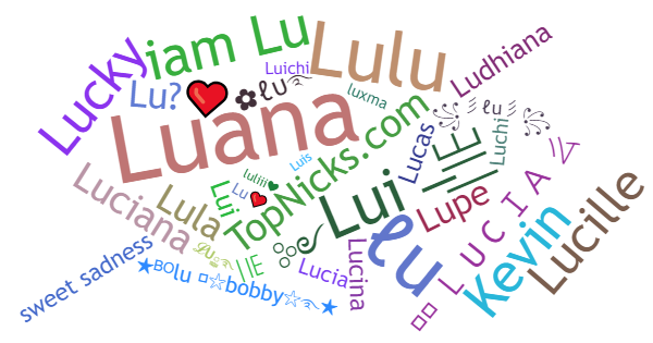 Nicknames for Lu