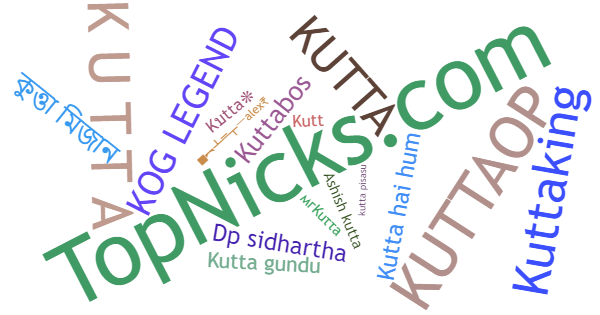 Nicknames for Kutta