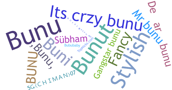 Nicknames for Bunu