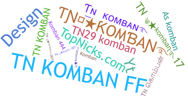 Nicknames for TNKOMBAN