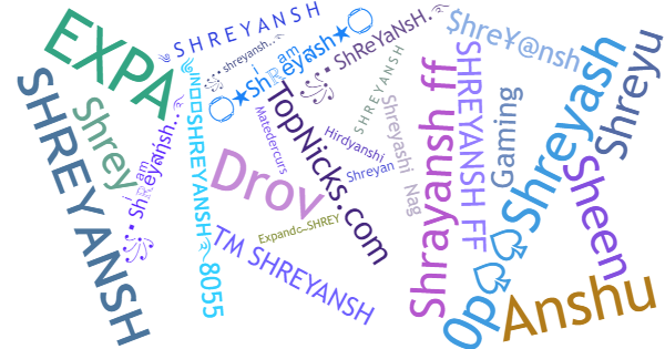 Nicknames for Shreyansh