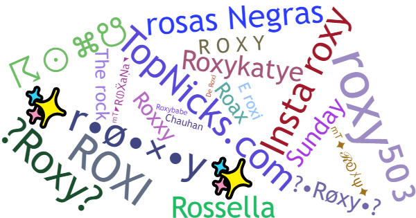 Nicknames for Roxy