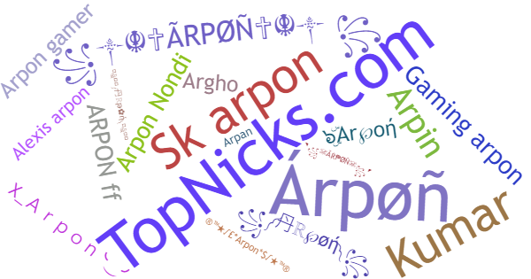 Nicknames for Arpon