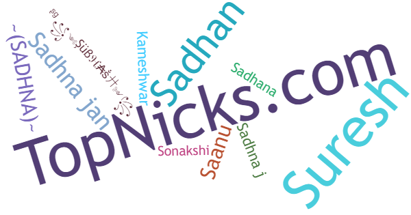 Nicknames for Sadhna