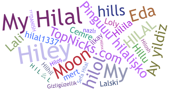 Nicknames for Hilal