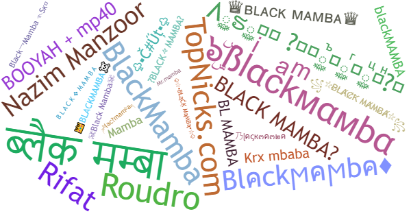 Nicknames for Blackmamba