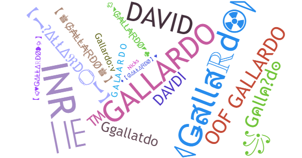 Nicknames for Gallardo