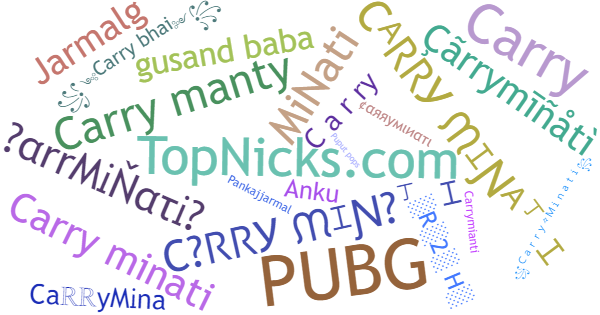 Nicknames for CarryMinati